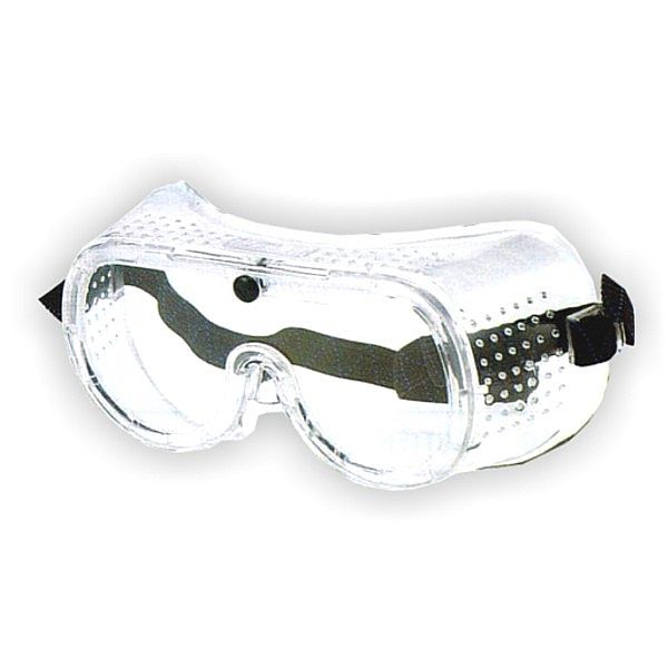 Okuliare ochranné, uzatvorené číre s gumičkou, VRCPRO